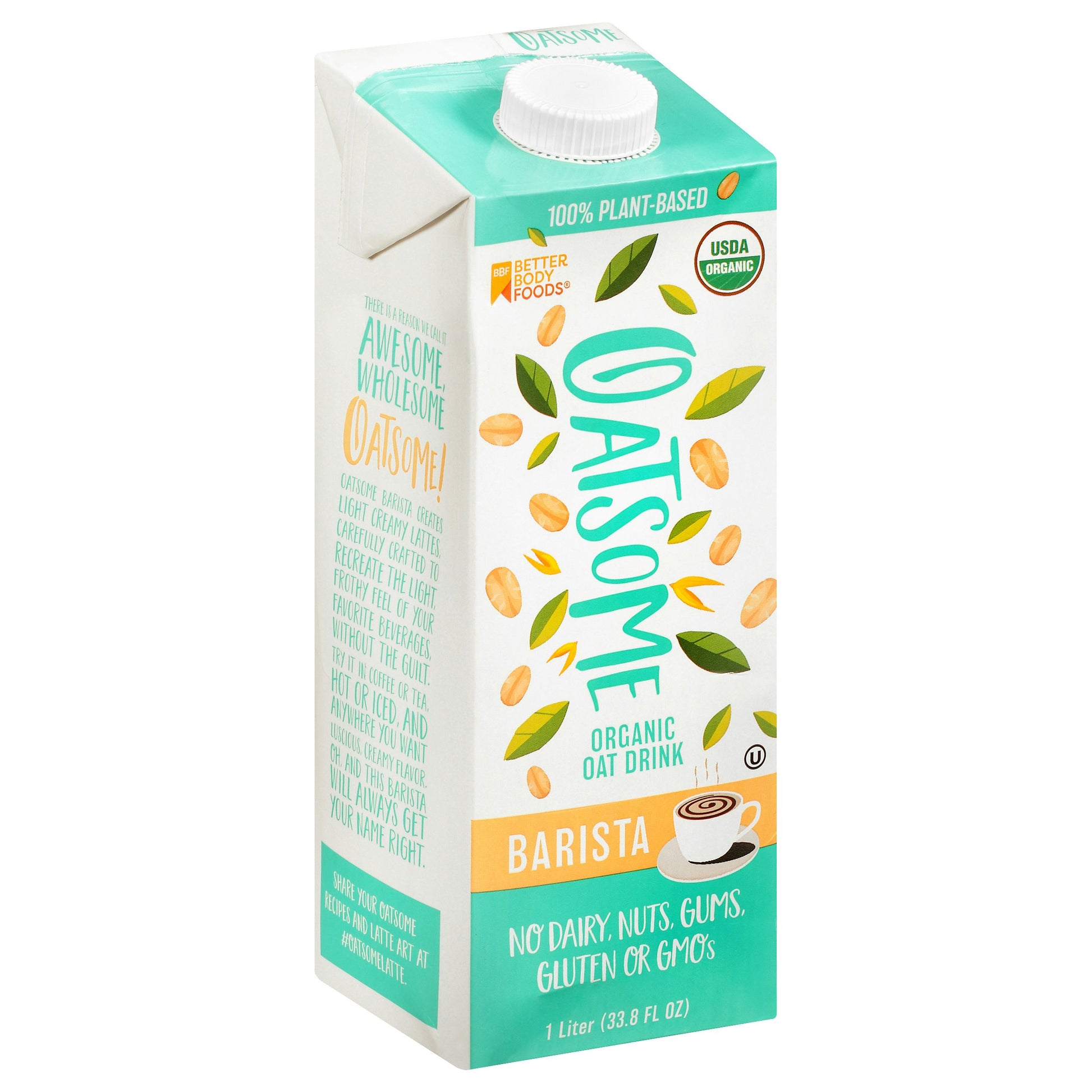 Oatsome Milk Oat Barista 1 Light (Pack of 6)