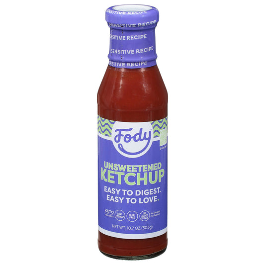 Fody Food Co Ketchup Unsweetened 10.7 oz (Pack of 6)