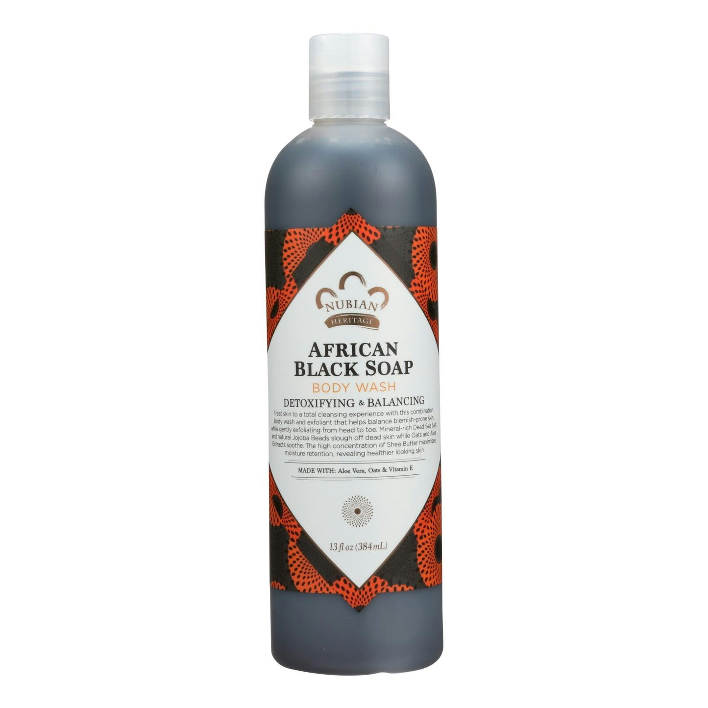 Nubian Heritage Body Wash African Black 13 Fl Oz (Pack of 3)