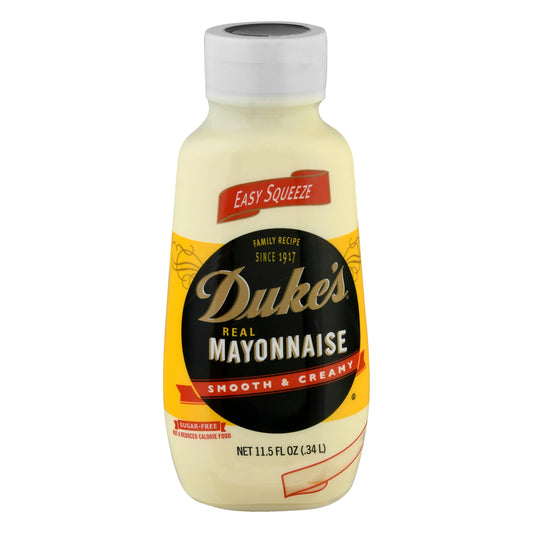 Dukes Mayonnaise Squeeze 11.5 Oz (Pack Of 6)