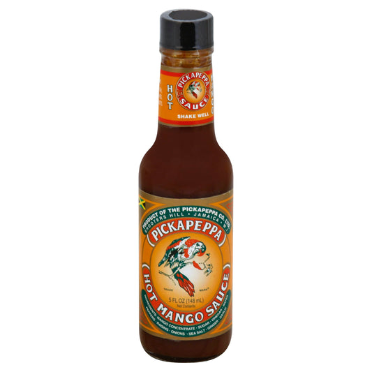 Pickapeppa Sauce Mango Hot 5 Oz Pack of 6