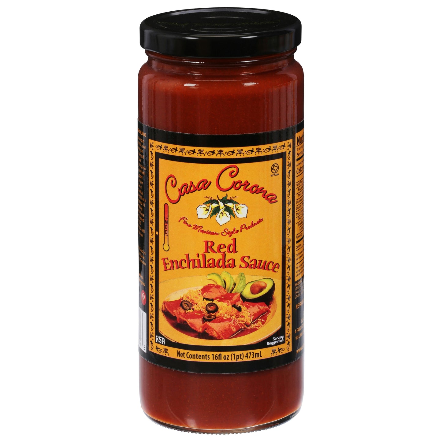 Casa Corona Sauce Enchilada Red 16 oz (Pack of 12)
