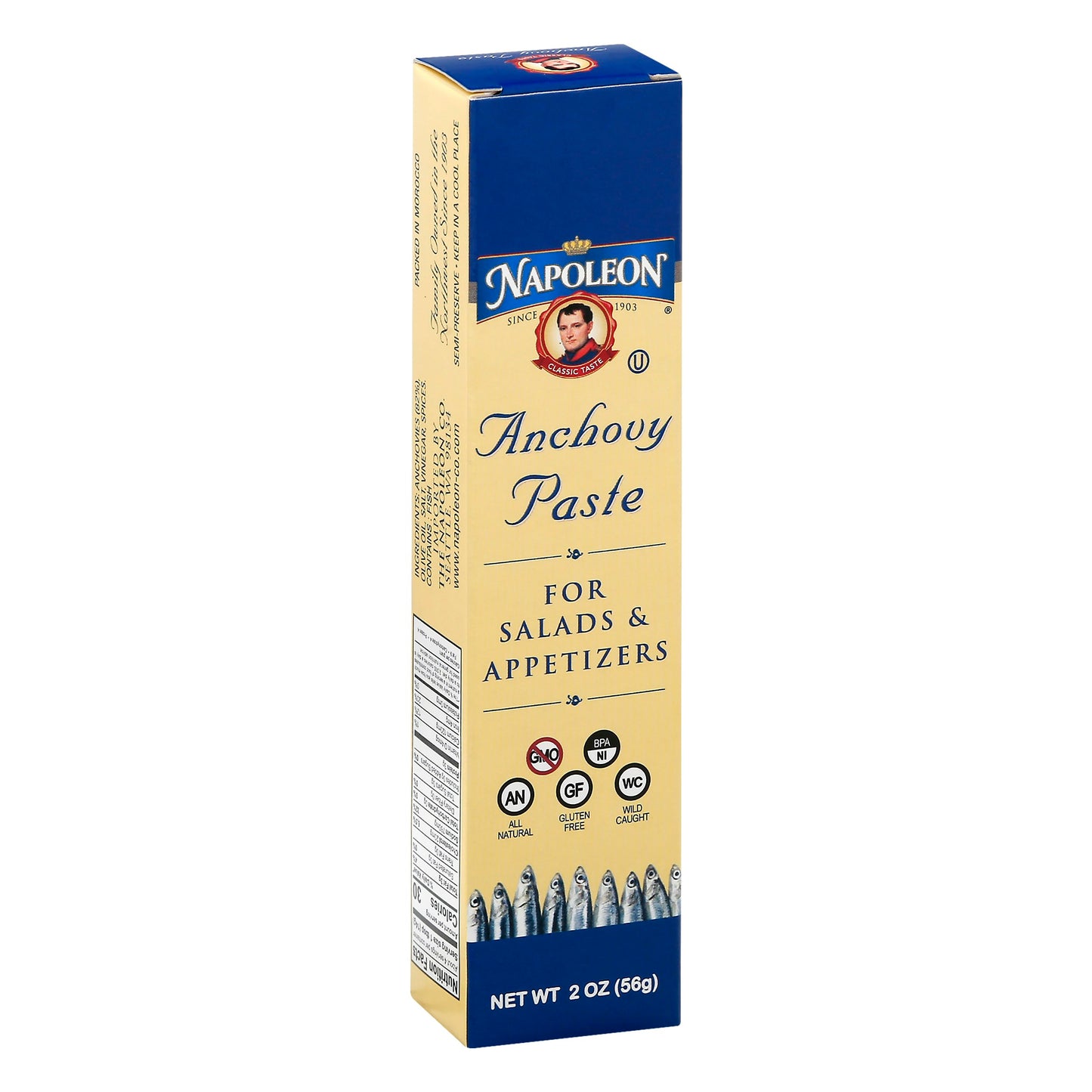 Napoleon Anchovy Paste 2 Oz Pack of 10