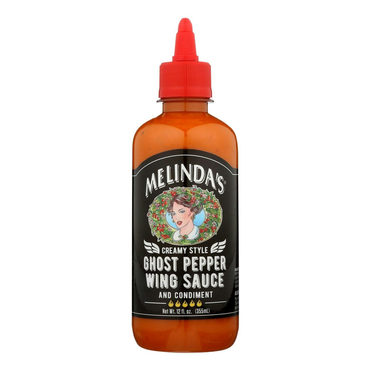 Melinda's - Wing Sauce Creamy Ghost Pepper 12 oz (Pack of 6)