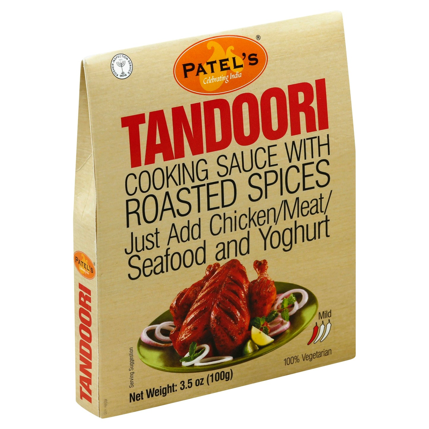 Patel Sauce Tandoori With Roasted Spiced 3.53 Oz (Pack of 6)