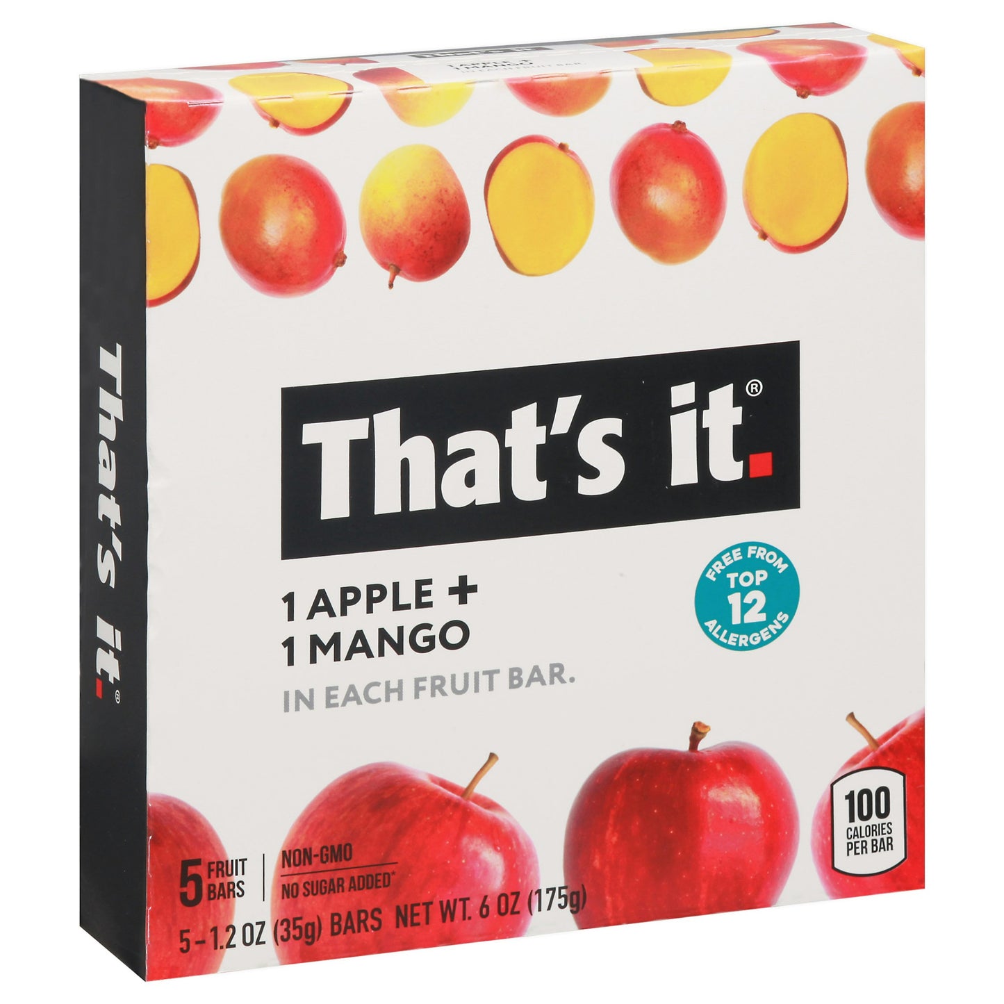 Thats It Bar Apple Mango 6 Oz (Pack of 6)