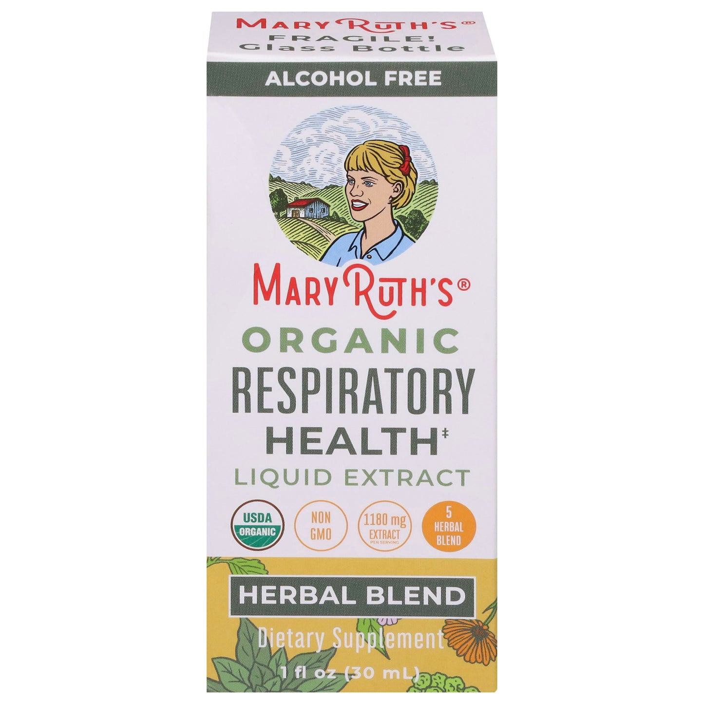 Maryruths Respiratory Health Organic 1 Fo