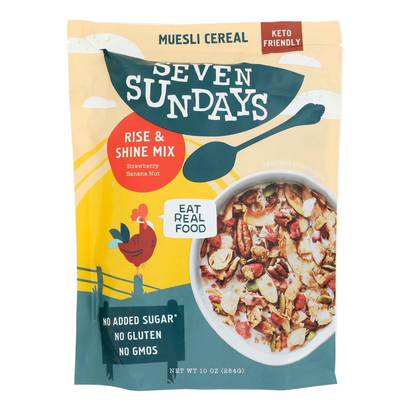 Seven Sundays - Muesli Ban Berry Chia Gluten Free 10 oz (Pack of 6)