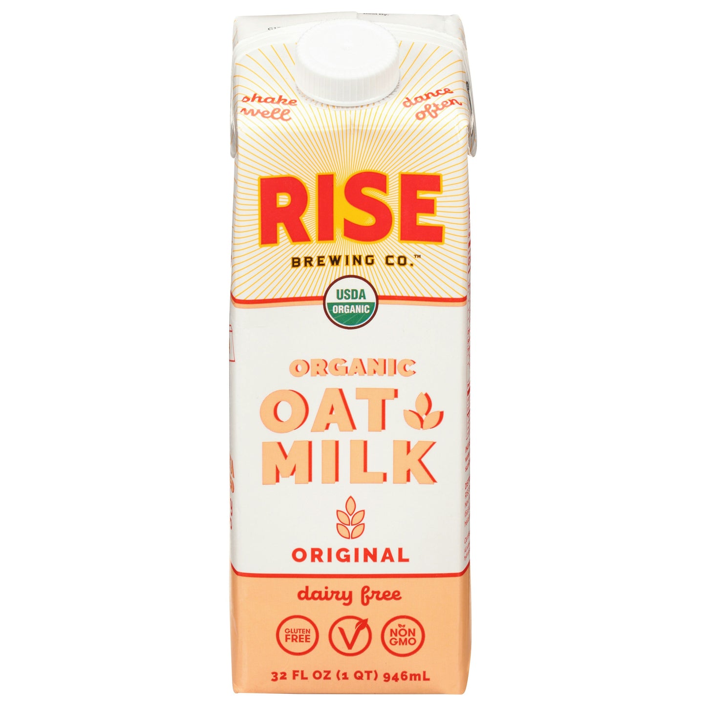 Rise Brewing Co Milk Oat Original Organic 32 FO (Pack of 6)