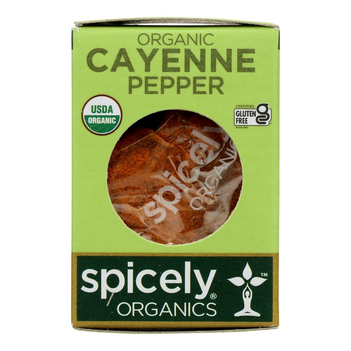 Spicely Organics - Organic Cayenne Pepper Gluten Free .45 oz (Pack of 6)