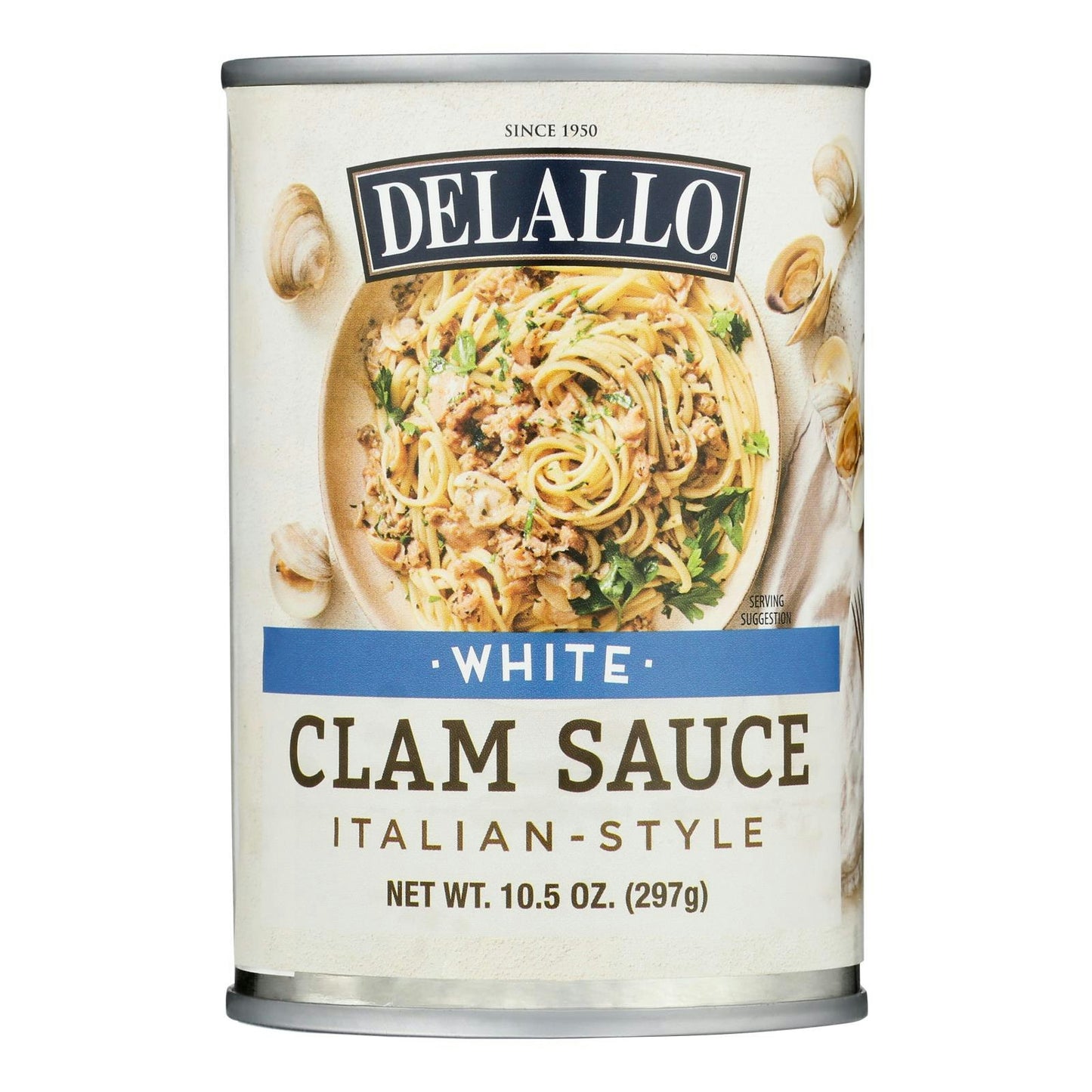 Delallo White Clam Sauce 10.5 fl oz (Pack of 12)
