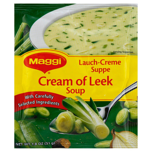Maggi Mix Soup Cream Leek 1.8 Oz Pack of 13