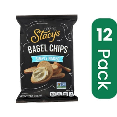 Stacy's Chips Simply Naked Bagel - 7 oz (Pack of 12)