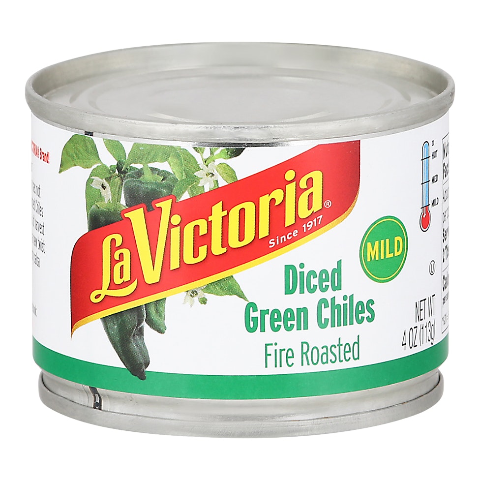 La Victoria Chile Grain Diced Mild 4 oz (Pack of 24)
