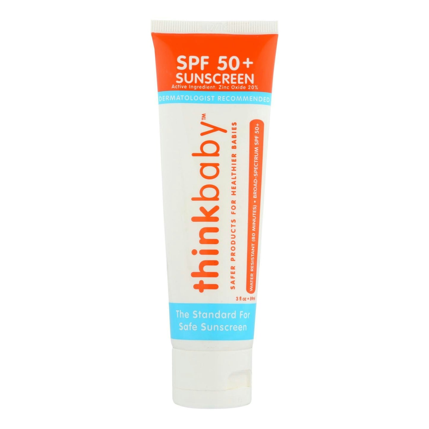 Thinkbaby Safe Sunscreen SPF 50+ 3oz (Pack of 3)