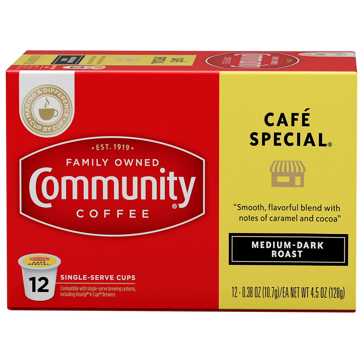 Community Coffee Coffee Single Serve Cafe Special 12 Pc Pack of 6