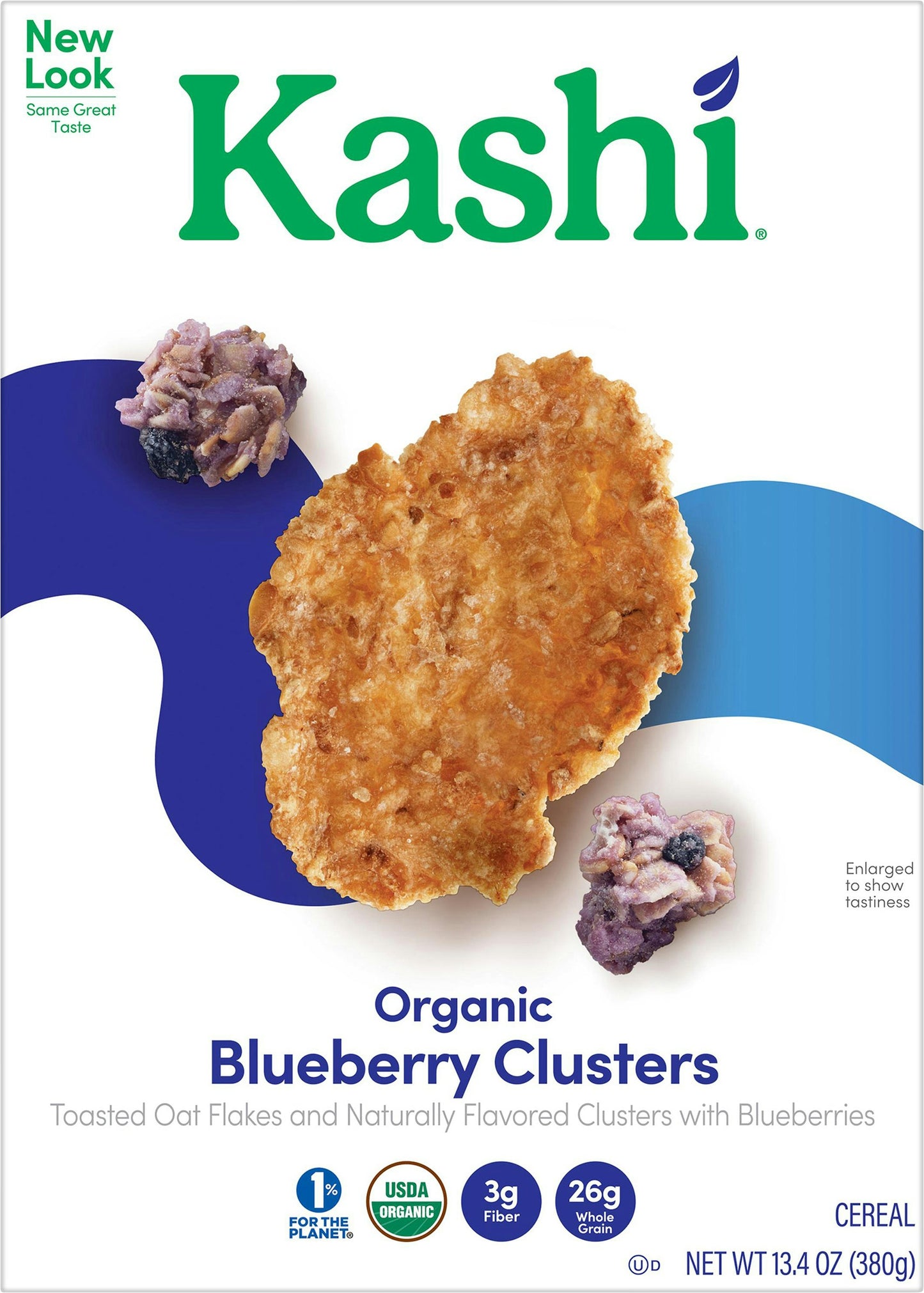 Kashi Cereal Heart to Heart Wild bluebry Clusters 13.4 Oz Pack of 10