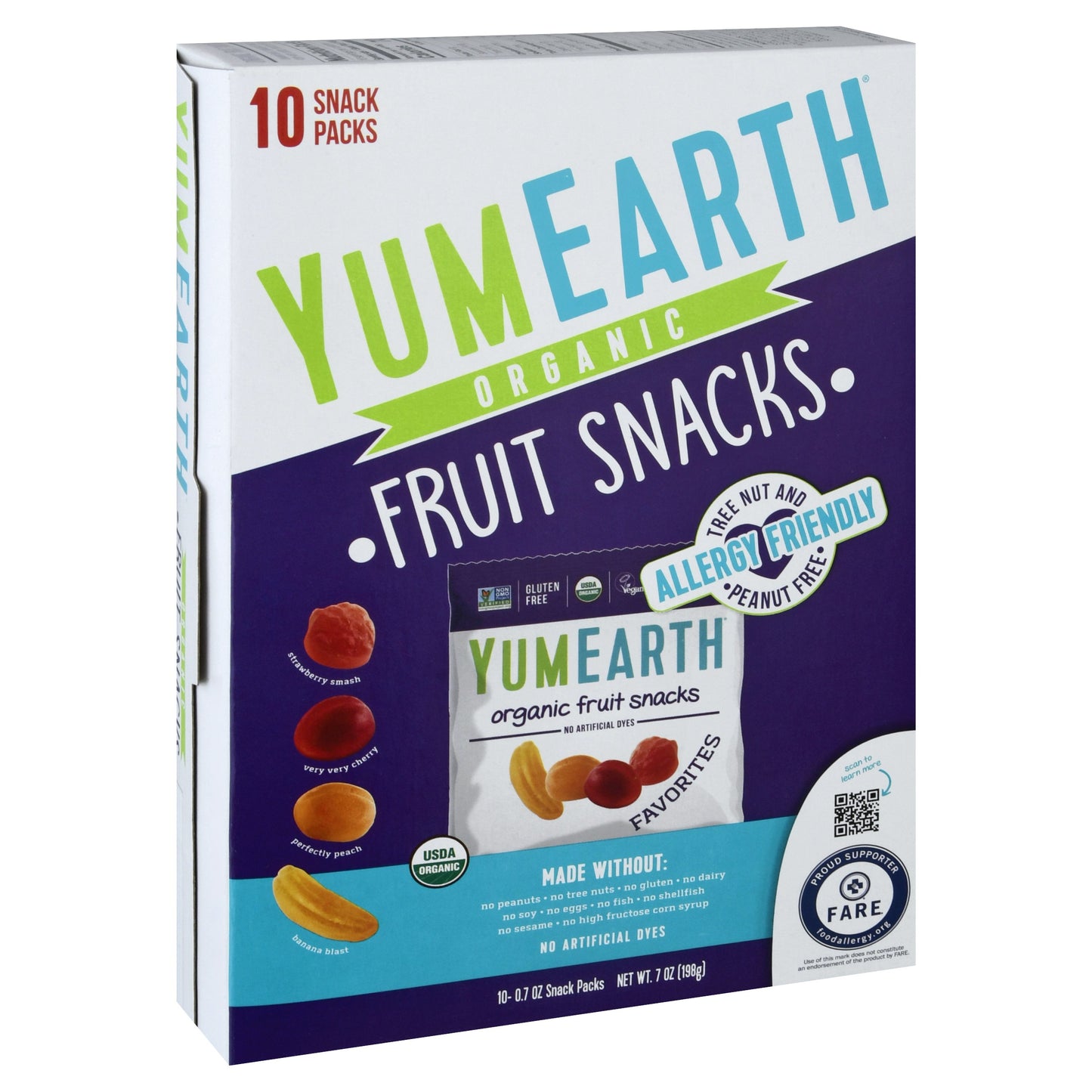 Yumearth Fruit Snack Org 7 oz (Pack of 6)