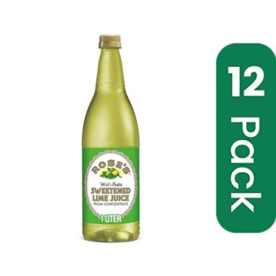 Rose Lime Plastic 1 Liter (Pack of 12)