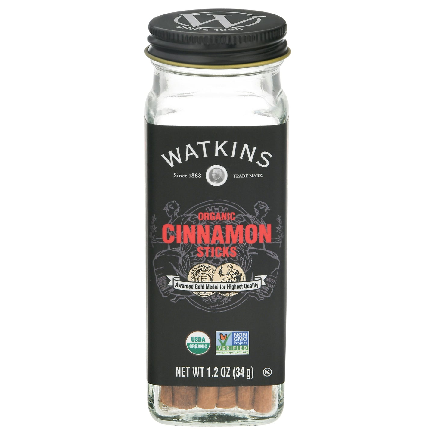 Watkins Cinnamon Sticks Organic 1.2 Oz (Pack of 3)