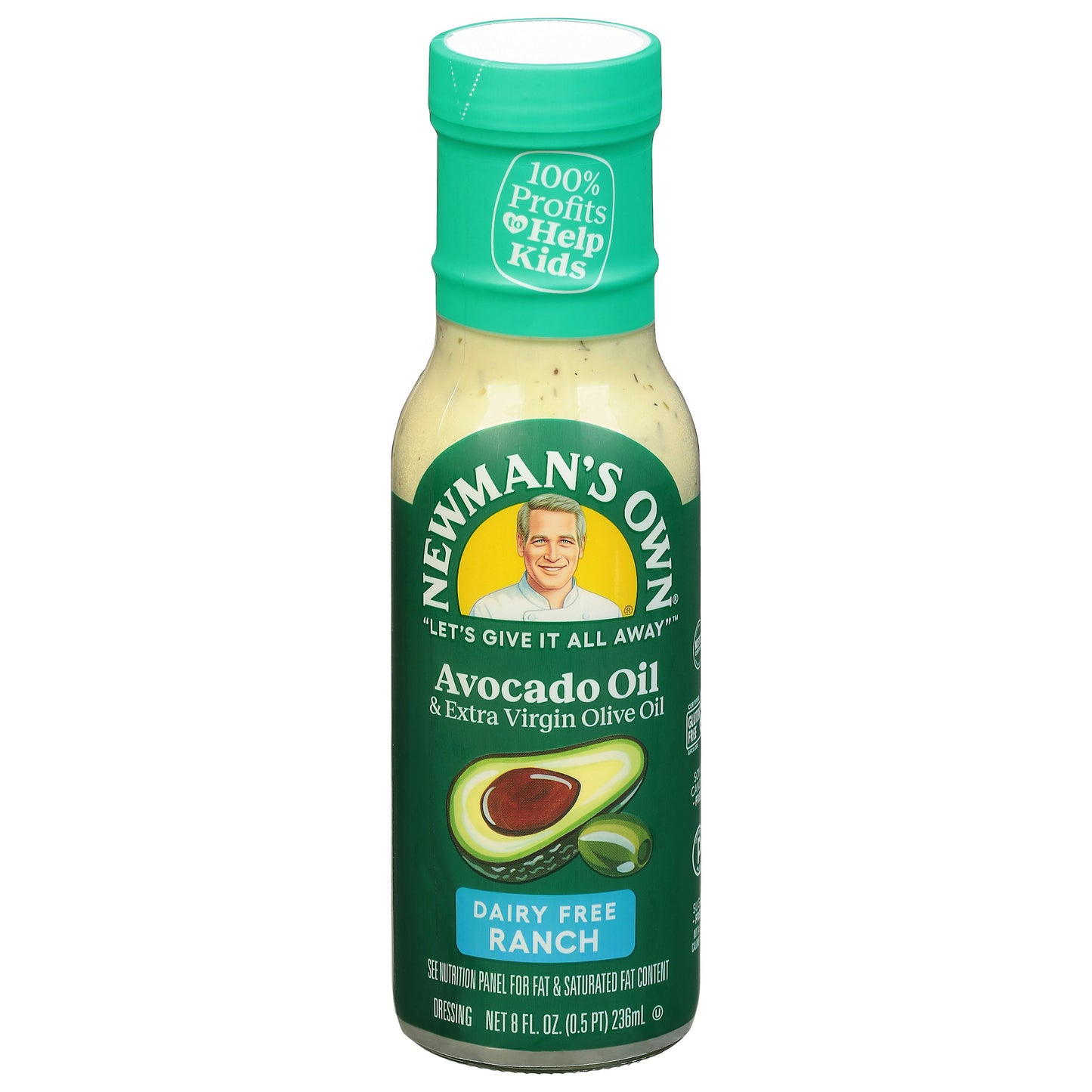 Newmans Own Dressing Olive Oil Ranch Avocado 8 Oz (Pack Of 6)