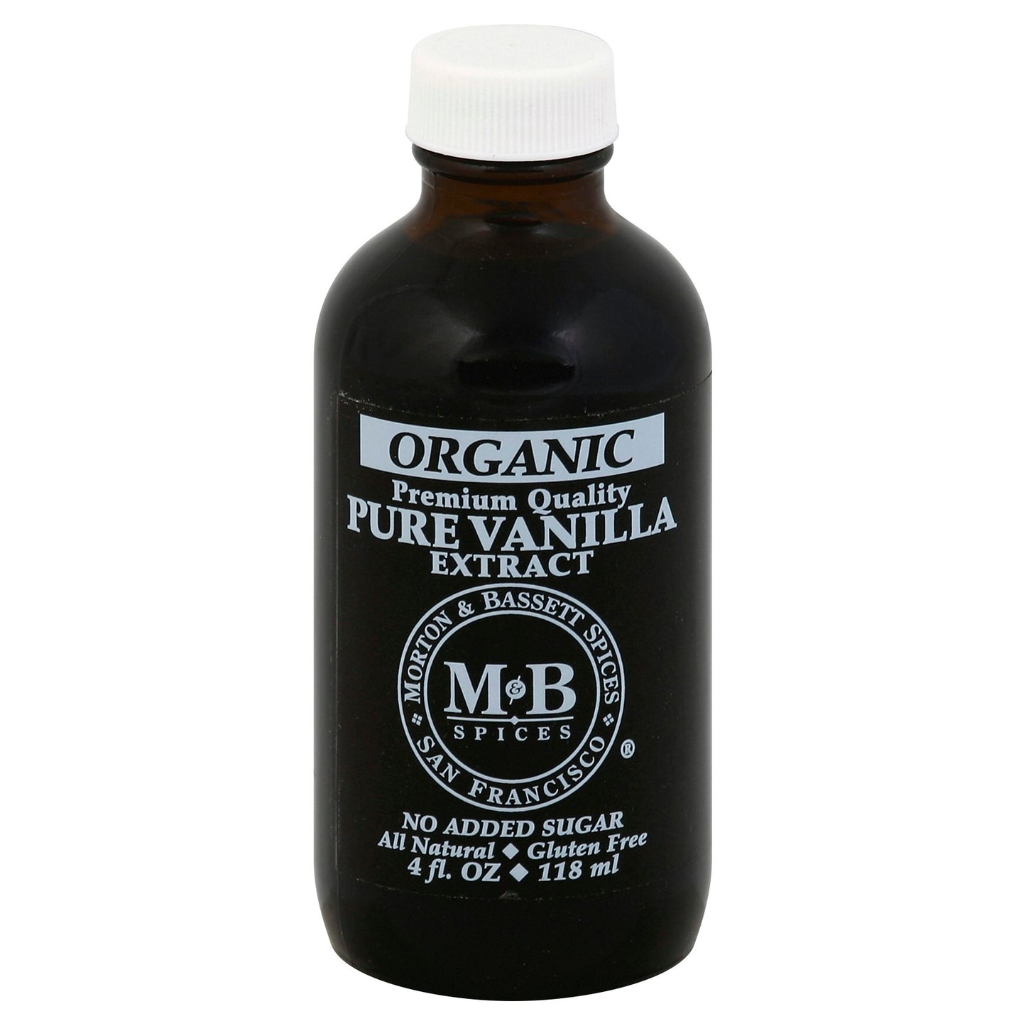 Morton & Bassett Extract Vanilla Organic 4 Oz Pack of 3