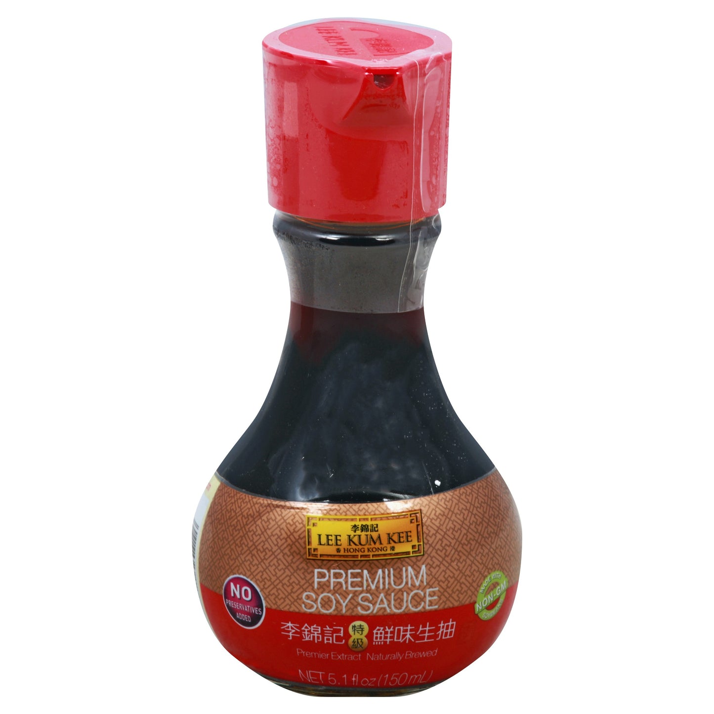 Lee Kum Kee Sauce Soy Table Top 5.1 oz (Pack of 6)