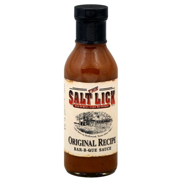 Salt Lick Sauce BBQ Original Recipe 12 Oz (Pack of 6)