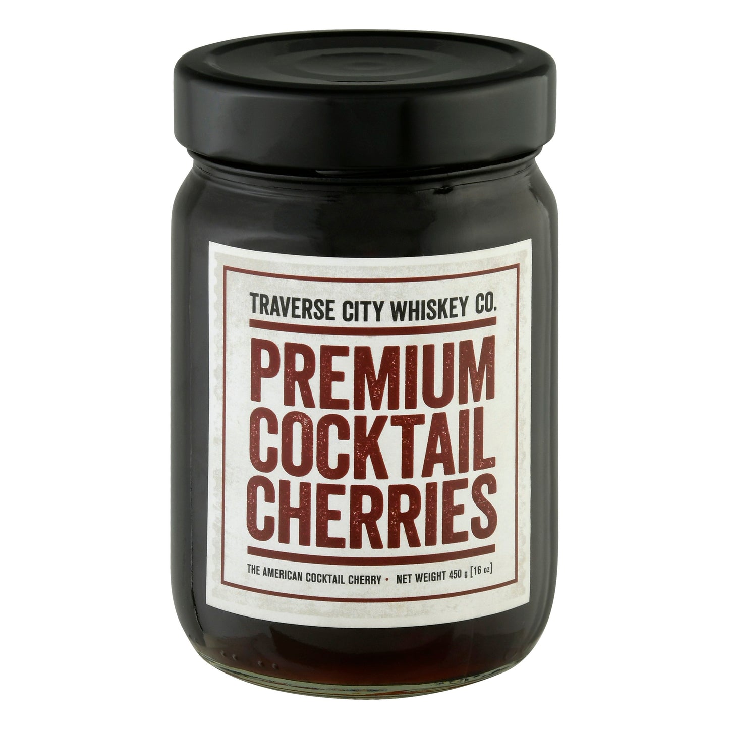 Traverse City Whiskey Com Cherries Cocktail 450 Gm (Pack of 6)
