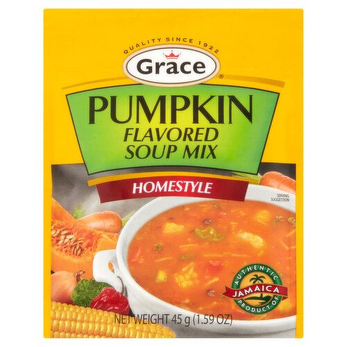 GRACE CARIBBEAN (Pack of 72) Grace Caribbean Soup Pumpkin Beef 1.59 Oz