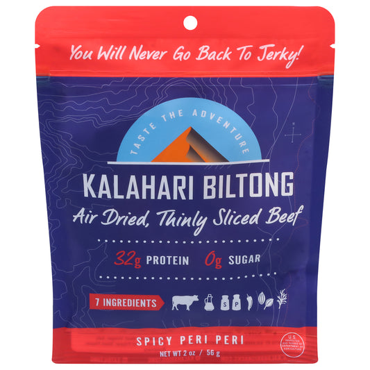 Kalahari Biltong Peri Peri Flavor 2 oz (Pack Of 8)