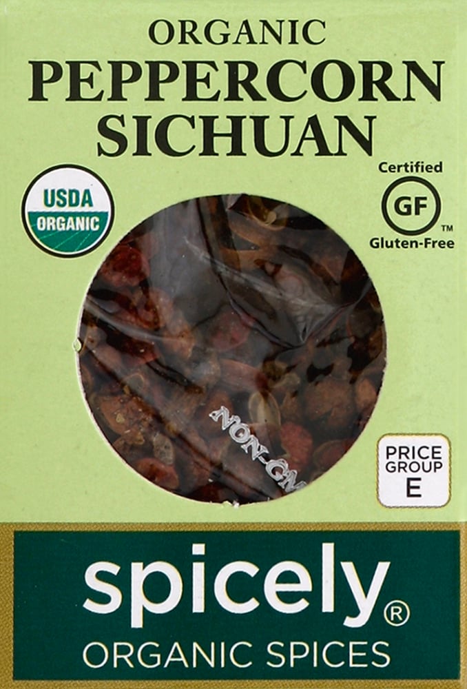 SPICELY ORGANIC (Pack of 24) Spicely Organics Organic Peppercorn Sichuan 0.2 Oz