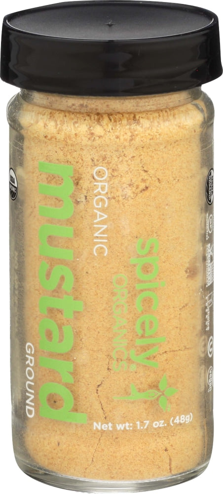 SPICELY ORGANIC (Pack of 9) Spicely Organics Spice Mustard Ground Jar 1.7 Oz