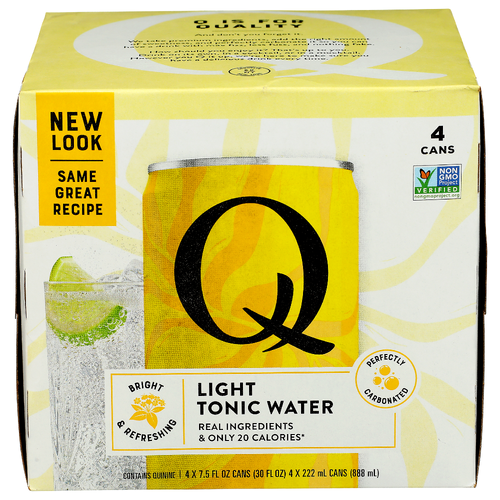 Q Tonic Water Tonic Light 4 Pack