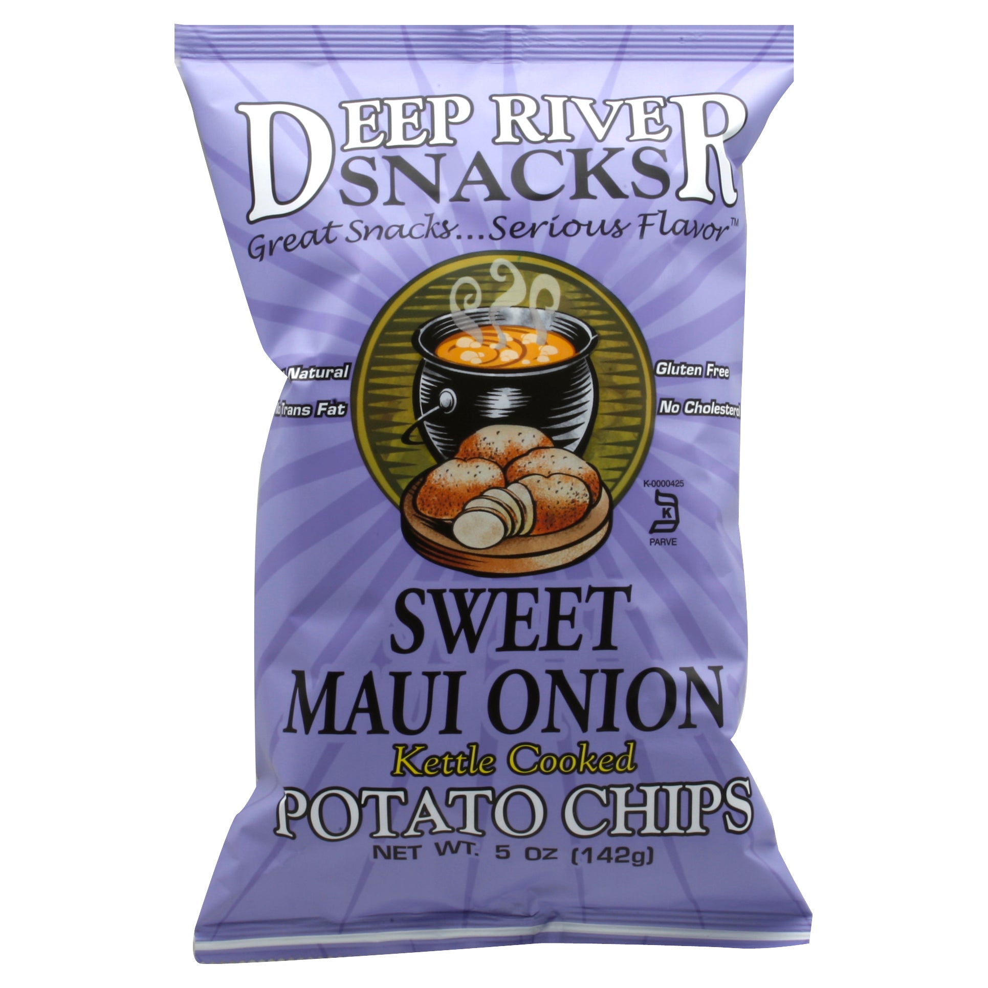Deep River Chips Kettle Sweet Maui Onion 5 oz (Pack Of 12)