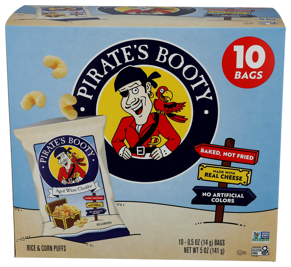 Pirate Brands Snacks Puff Aged White Cheddar