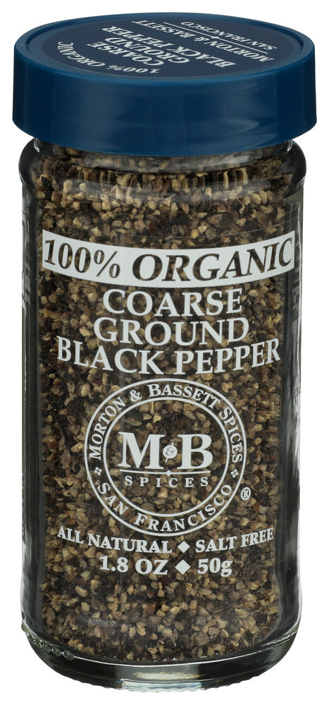 Morton & Bassett Spice Coarse Ground Black Pepper Organic