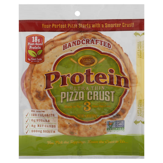 Golden Home Crust Pizza 18G Protein 7In 4.45 Oz (Pack Of 10)