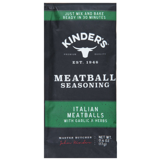 Kinders Seasoning Italian Meatballs 0.6 oz (Pack Of 15)