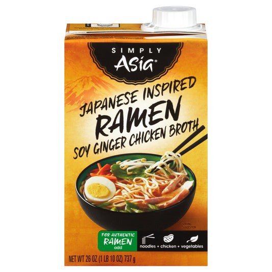 Simply Asia Broth Jalapeno Ramen Soy Ginger 26 oz (Pack Of 6)