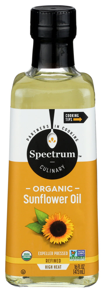 Spectrum Naturals Organic Sunflower Oil Refined High Heat