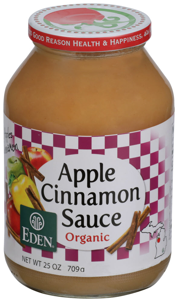 Eden Foods Apple Cinnamon Sauce Canned Fruit