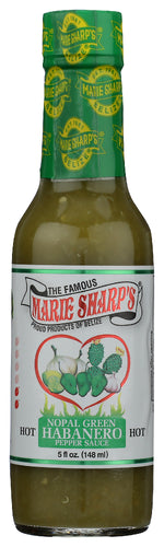 Marie Sharps Sauce Habanero Green Nopal