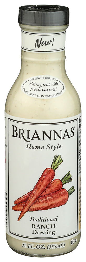 BRIANNAS (Pack of 12) Briannas Ranch Traditional Creamy Dressing 12 Oz