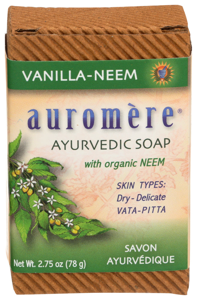 Auromere Soap Bar Vanilla Neem