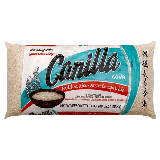 Goya Rice Canilla Long Grain 3 Lb (Pack Of 20)
