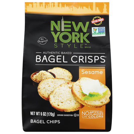 New York Style Bagel Crisp Sesame 6 Oz (Pack Of 6)