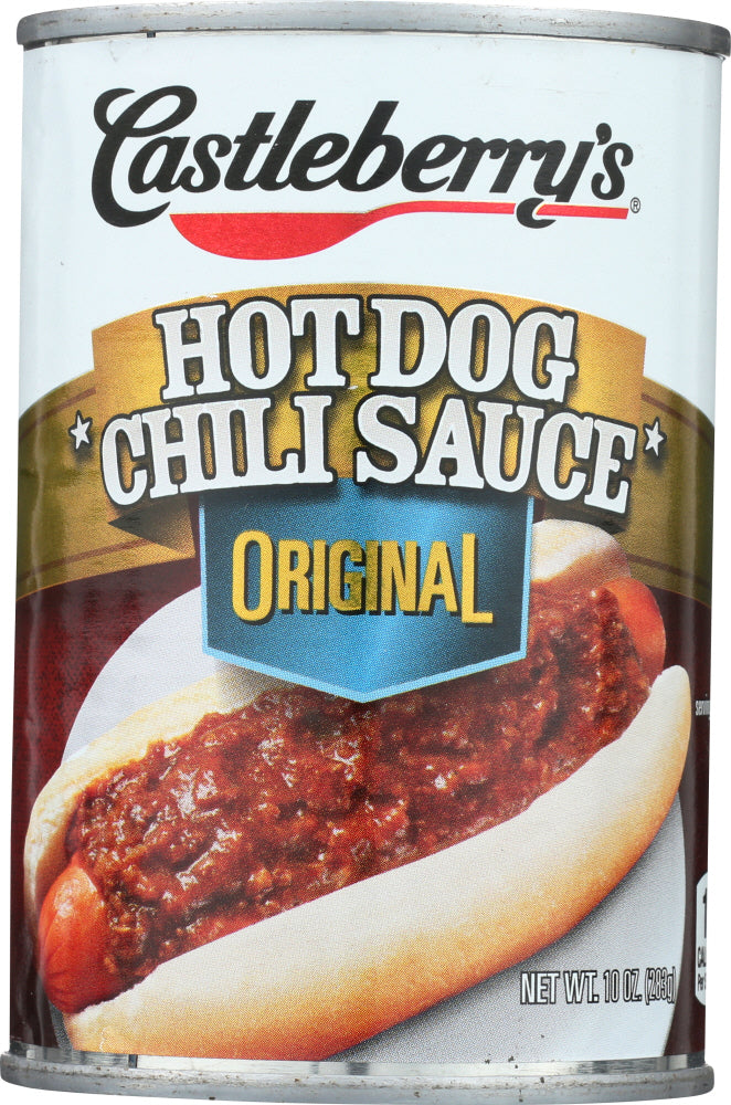 CASTLEBERRY (Pack Of 24) Castleberry Sauce Hot Dog Chili 10 Oz