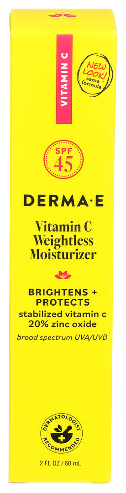 DERMA E (Pack of 3) Derma E Moisturizer Vitamin C SPF 45 Face Cream 2 Oz
