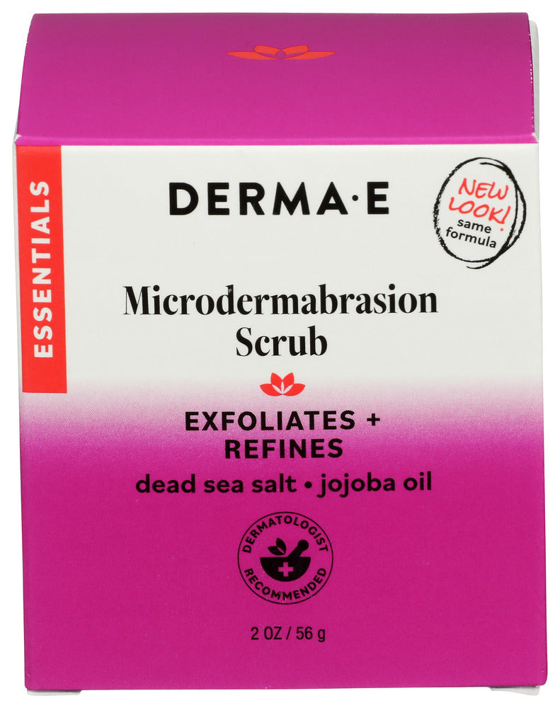 DERMA E (Pack of 2) Derma E Microdermabrasion Scrub Facial Exfoliating Cleanser 2 Oz